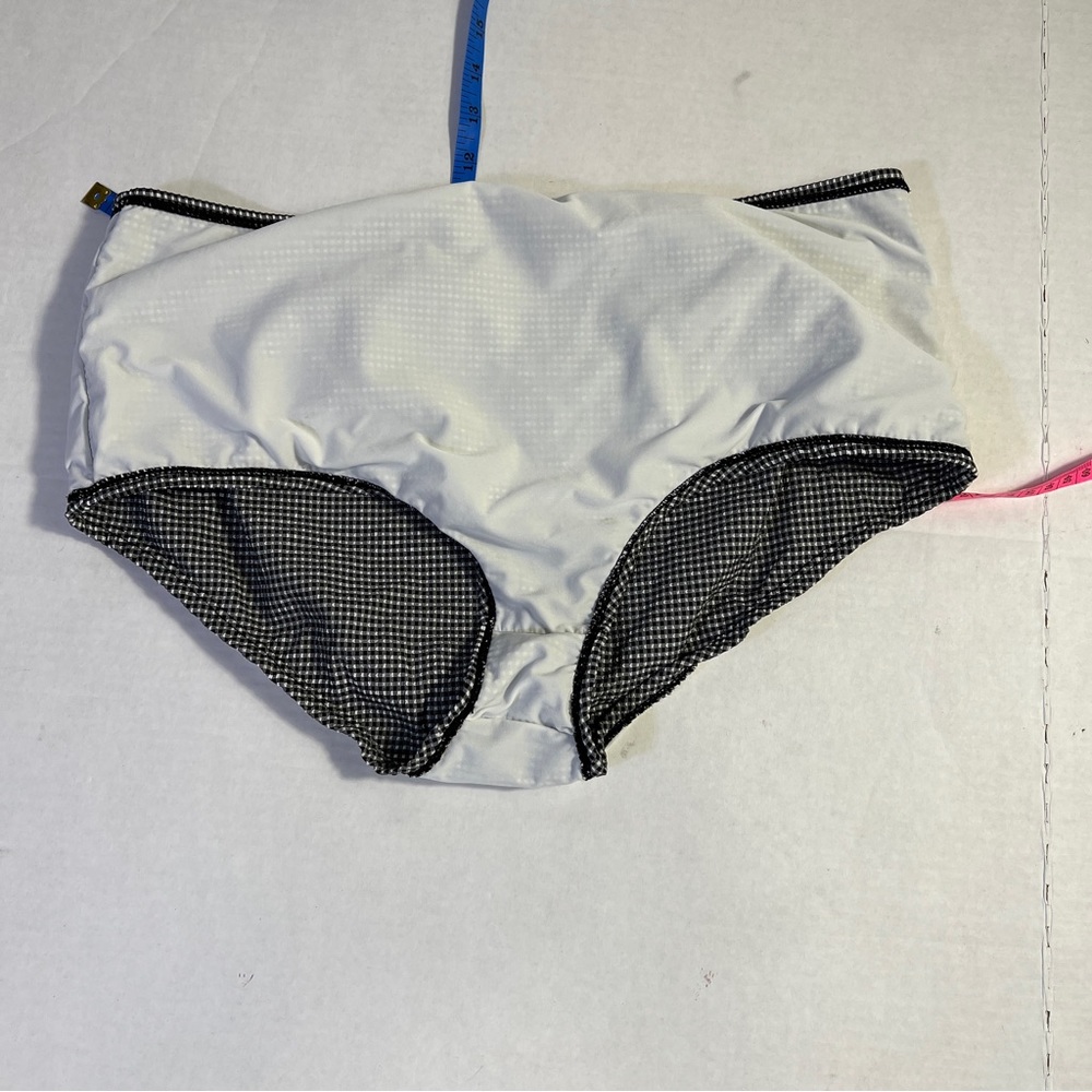 J. Crew Navy and White Gingham Halter Peplum Bikini - Picture 15 of 15